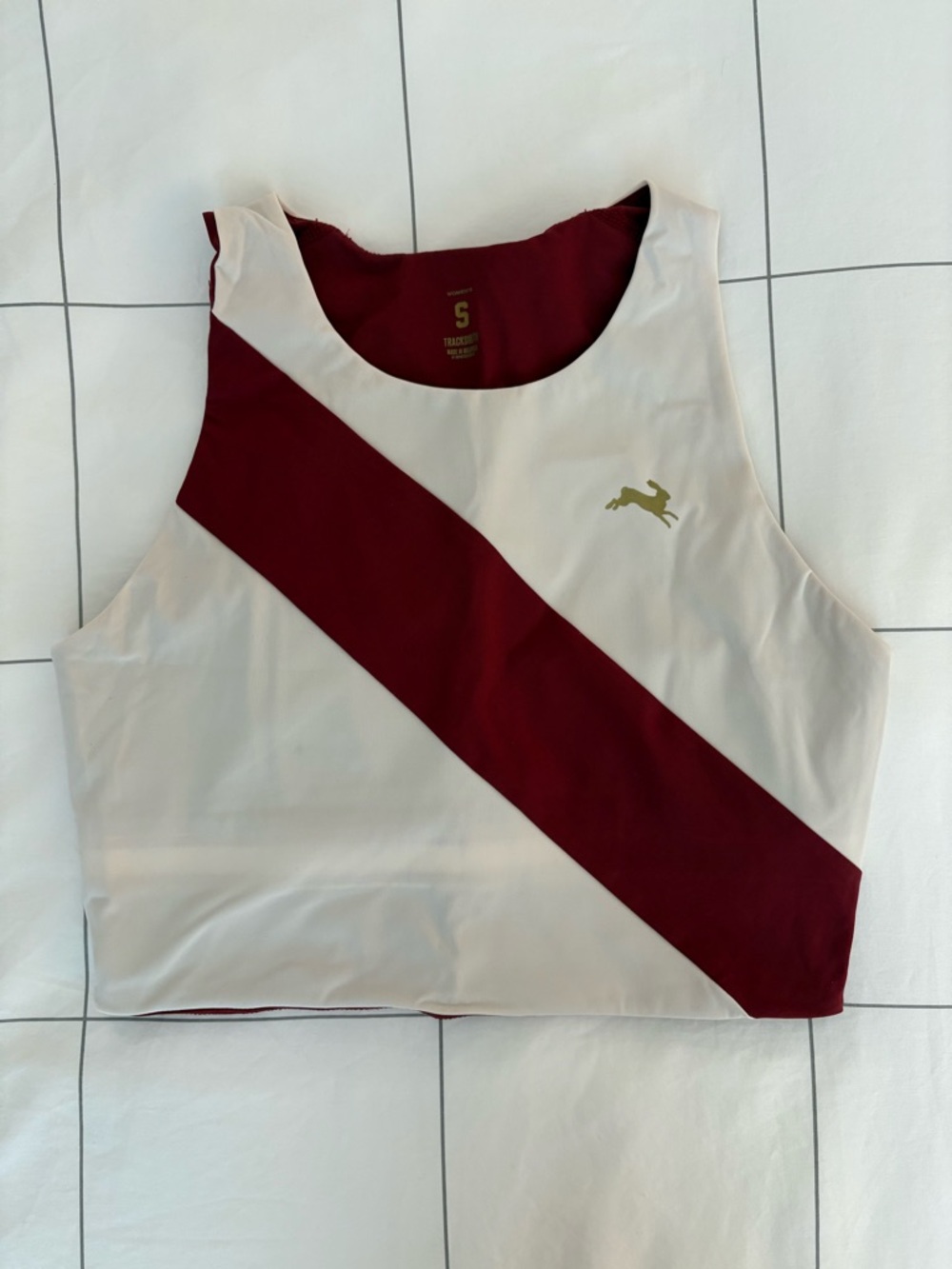Tracksmith Bell Lap Crop Top